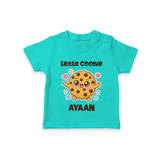 Little Cookie Cutie Tshirt - TEAL - 0-5 Months Old (Chest 17")