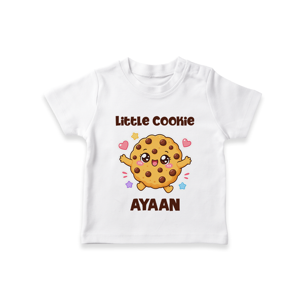Little Cookie Cutie Tshirt - WHITE - 0-5 Months Old (Chest 17")