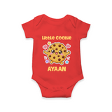 Little Cookie Cutie Baby Romper - RED - New Born (Chest 14")