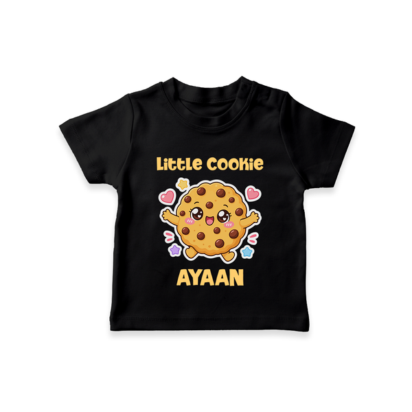Little Cookie Cutie Tshirt - BLACK - 0-5 Months Old (Chest 17")