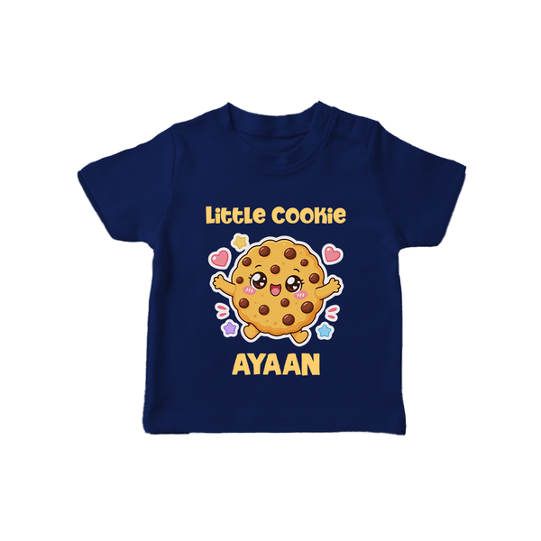 Little Cookie Cutie Tshirt - NAVY BLUE - 0-5 Months Old (Chest 17")