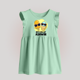 Just Chillin' Ice Cream Baby Frock - MINT GREEN - 0 - 3 Months Old (Chest 17")