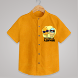 Just Chillin' Ice Cream Shirt - CHROME YELLOW - 0 - 6 Months Old (Chest 23")