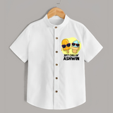 Just Chillin' Ice Cream Shirt - WHITE - 0 - 6 Months Old (Chest 23")