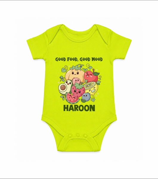 Good Food Good Mood Baby Romper