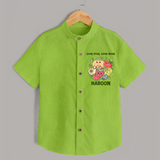 Good Food Good Mood Shirt - LIME GREEN - 0 - 6 Months Old (Chest 23")