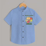 Good Food Good Mood Shirt - SKY BLUE - 0 - 6 Months Old (Chest 23")