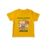 Good Food Good Mood Tshirt - CHROME YELLOW - 0-5 Months Old (Chest 17")