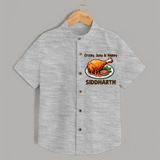 Crispy Juicy Chicken Shirt - GREY - 0 - 6 Months Old (Chest 23")