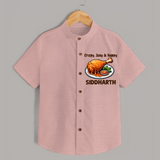 Crispy Juicy Chicken Shirt - PEACH - 0 - 6 Months Old (Chest 23")