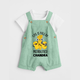 Pasta Lover Dungaree - MINT GREEN - 0 - 5 Months Old (Chest 18")