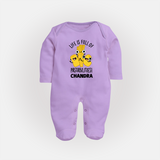 Pasta Lover Full body suit - LILAC - New Born (Chest 7.5")