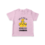 Pasta Lover Tshirt - BABY PINK - 0-5 Months Old (Chest 17")