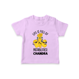 Pasta Lover Tshirt - LILAC - 0-5 Months Old (Chest 17")