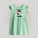 Donut Mess With Me Baby Frock - MINT GREEN - 0 - 3 Months Old (Chest 17")
