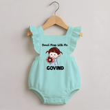 Donut Mess With Me Romper Frock - MINT GREEN - 0 - 3 Months Old (Chest 19")