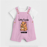 Little Foodie Dungaree - BABY PINK - 0 - 5 Months Old (Chest 18")