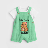 Little Foodie Dungaree - GREEN - 0 - 5 Months Old (Chest 18")