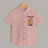 Little Foodie Shirt - PEACH - 0 - 6 Months Old (Chest 23")