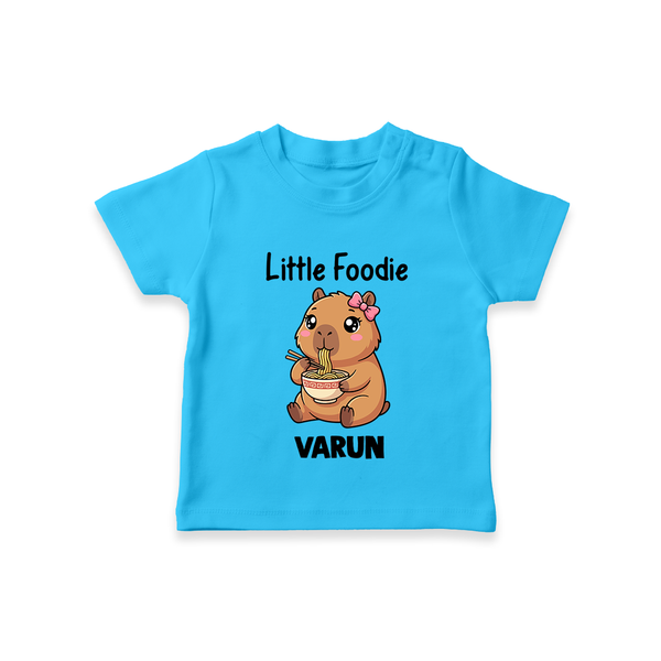 Little Foodie Tshirt - SKY BLUE - 0-5 Months Old (Chest 17")