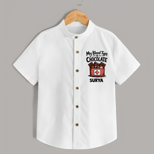 My Blood Type Is Chocolate Shirt