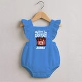 My Blood Type Is Chocolate Romper Frock