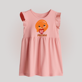 Jalebi Baby Delight Baby Frock - BABY PINK - 0 - 3 Months Old (Chest 17")