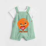 Jalebi Baby Delight Dungaree - MINT GREEN - 0 - 5 Months Old (Chest 18")