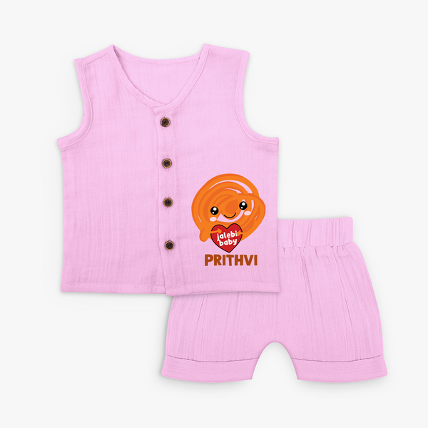 Jalebi Baby Delight Baby Jabla Set - BABY PINK - 0 - 3 Months Old (Chest 9.8")