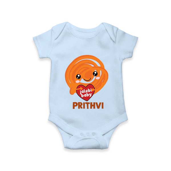 Jalebi Baby Delight Baby Romper - BABY BLUE - New Born (Chest 14")