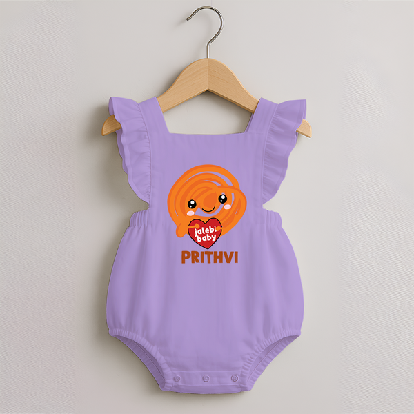 Jalebi Baby Delight Romper Frock - LILAC - 0 - 3 Months Old (Chest 19")