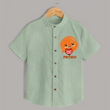 Jalebi Baby Delight Shirt - MINT GREEN - 0 - 6 Months Old (Chest 23")