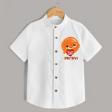Jalebi Baby Delight Shirt - WHITE - 0 - 6 Months Old (Chest 23")