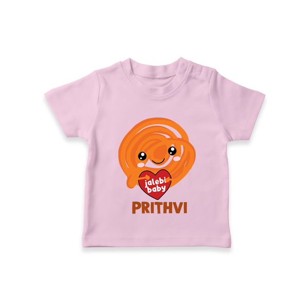 Jalebi Baby Delight Tshirt - BABY PINK - 0-5 Months Old (Chest 17")