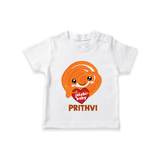 Jalebi Baby Delight Tshirt - WHITE - 0-5 Months Old (Chest 17")