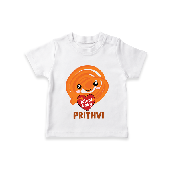 Jalebi Baby Delight Tshirt - WHITE - 0-5 Months Old (Chest 17")