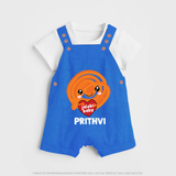 Jalebi Baby Delight Dungaree - COBALT BLUE - 0 - 5 Months Old (Chest 18")