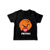 Jalebi Baby Delight Tshirt - BLACK - 0-5 Months Old (Chest 17")