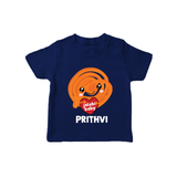 Jalebi Baby Delight Tshirt - NAVY BLUE - 0-5 Months Old (Chest 17")