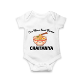 Noodle Lover Baby Romper - WHITE - New Born (Chest 14")
