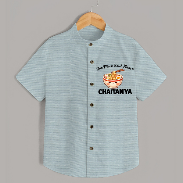 Noodle Lover Shirt - ARCTIC BLUE - 0 - 6 Months Old (Chest 23")