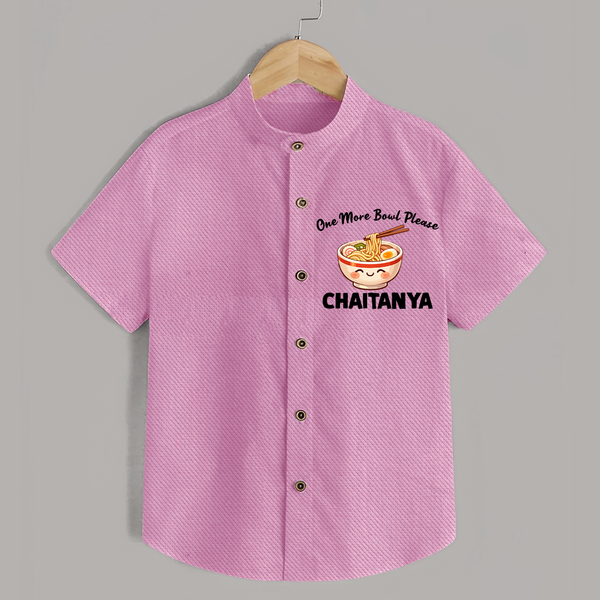 Noodle Lover Shirt - BABY PINK - 0 - 6 Months Old (Chest 23")