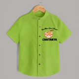 Noodle Lover Shirt - LIME GREEN - 0 - 6 Months Old (Chest 23")