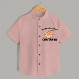 Noodle Lover Shirt - PEACH - 0 - 6 Months Old (Chest 23")