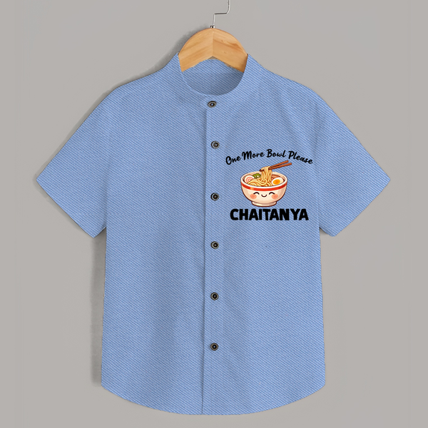 Noodle Lover Shirt - SKY BLUE - 0 - 6 Months Old (Chest 23")