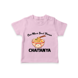 Noodle Lover Tshirt - BABY PINK - 0-5 Months Old (Chest 17")