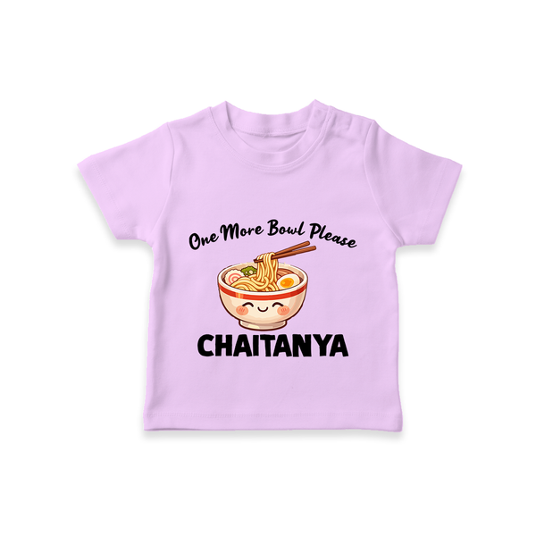 Noodle Lover Tshirt - LILAC - 0-5 Months Old (Chest 17")