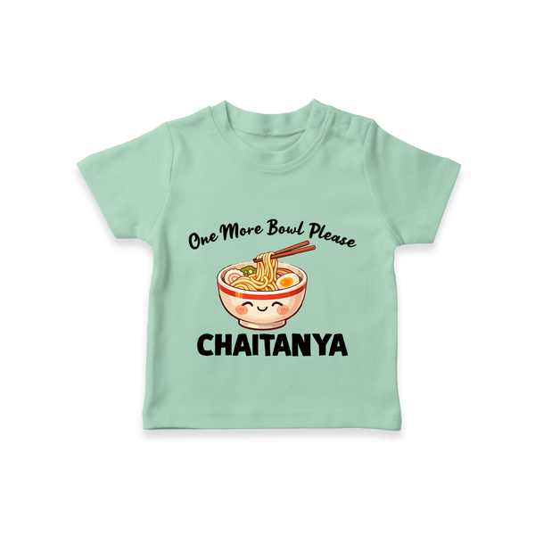 Noodle Lover Tshirt - MINT GREEN - 0-5 Months Old (Chest 17")