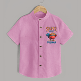 Souper Hero Shirt - BABY PINK - 0 - 6 Months Old (Chest 23")
