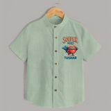 Souper Hero Shirt - MINT GREEN - 0 - 6 Months Old (Chest 23")